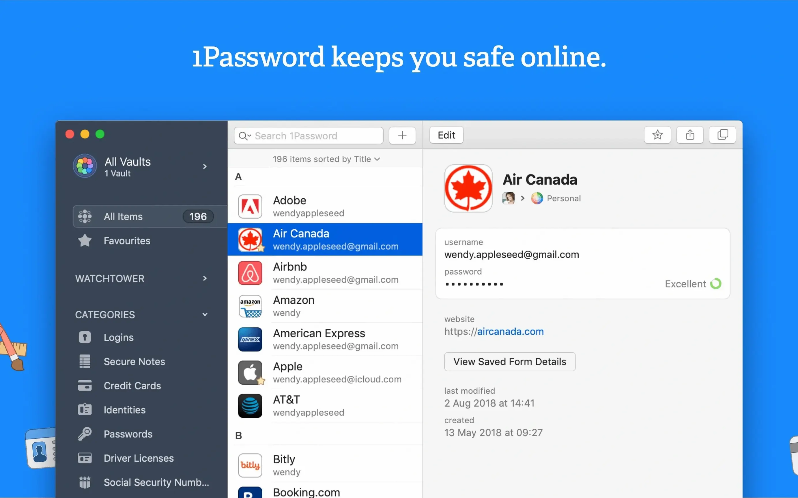 1password 7 download start screen