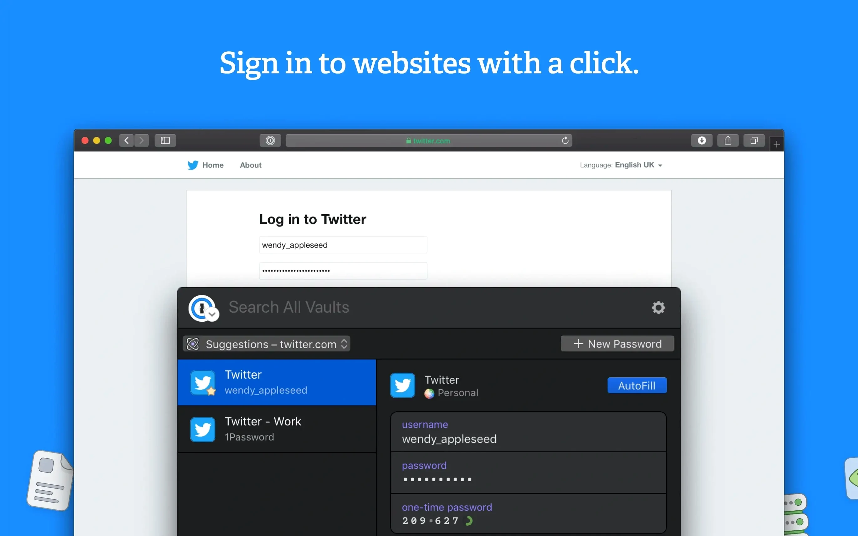 1Password detail view 3