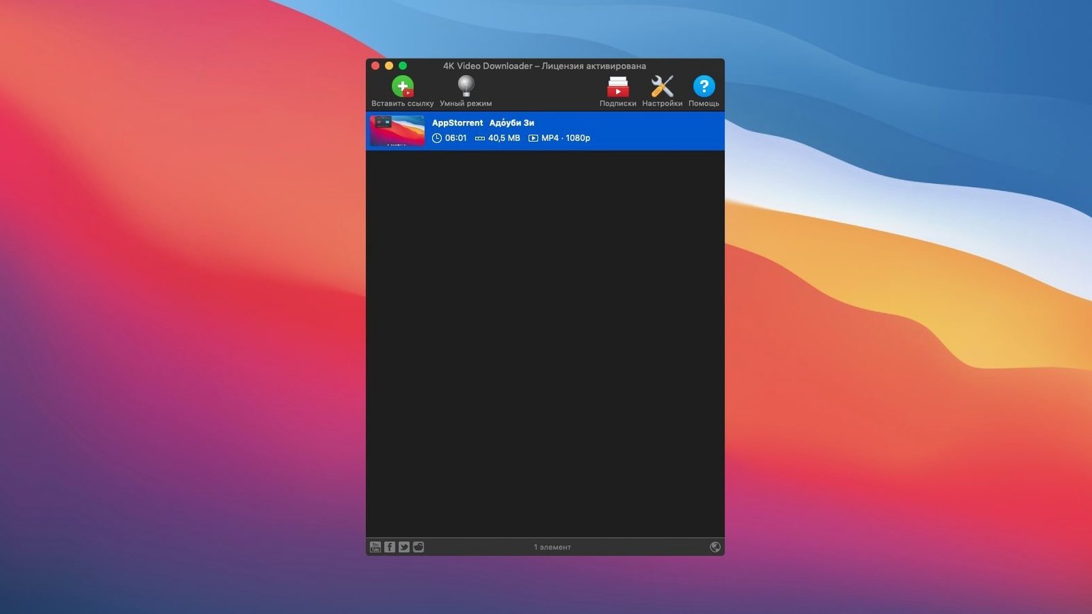 4K Video Downloader detail view 4