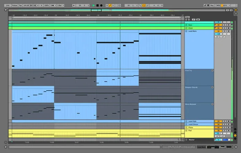 Ableton Live mode 2