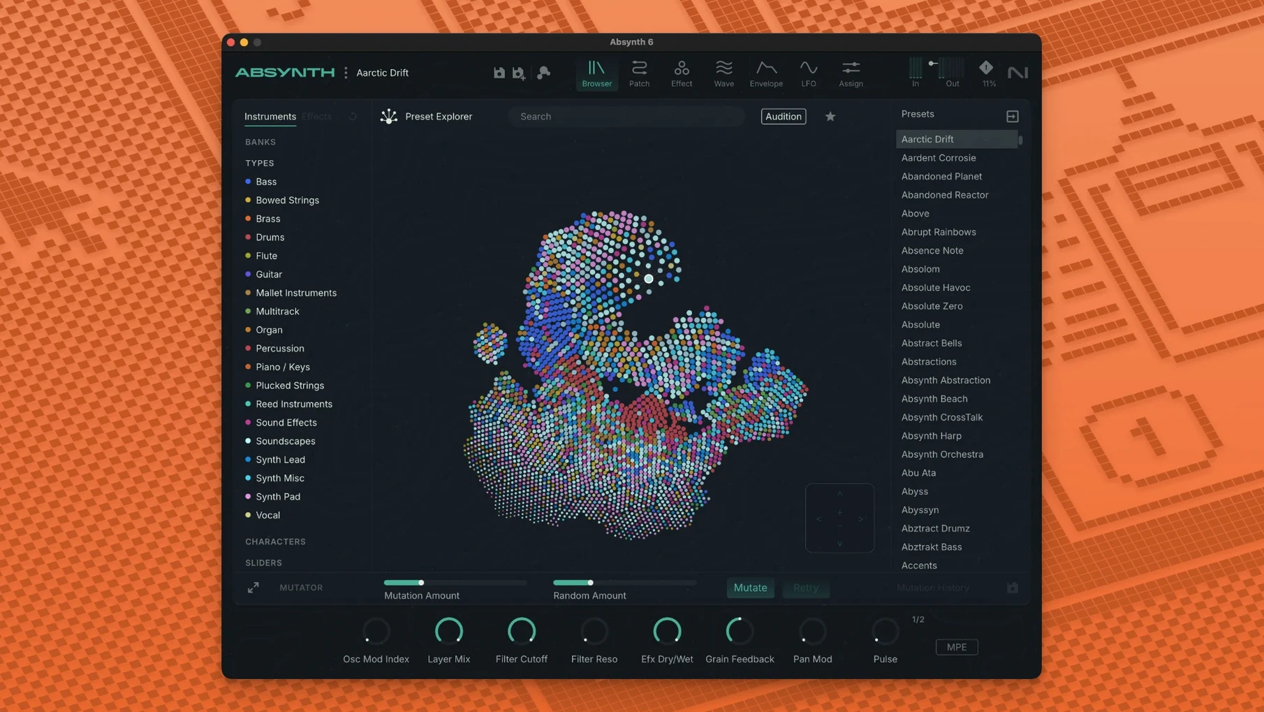 absynth 6 free — window overview
