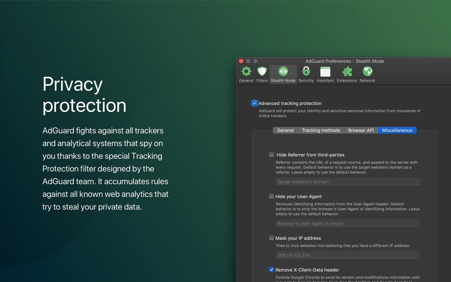 Adguard detail view 4