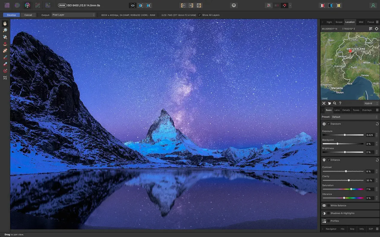 Affinity Photo detail view 3