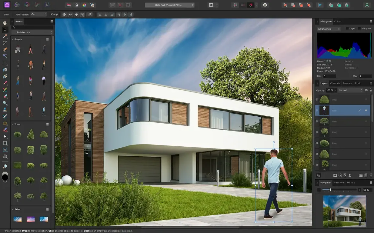 Affinity Photo detail view 4