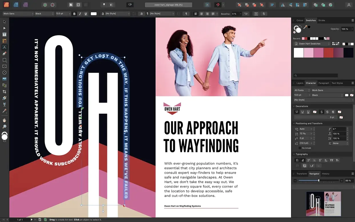 affinity publisher 2 download mac start screen