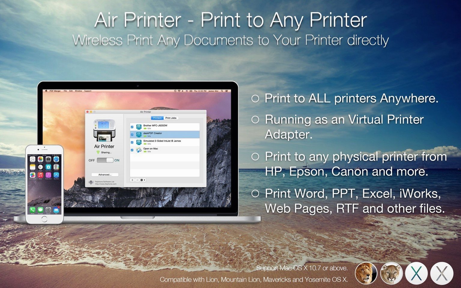 Air Printer - Printer Server detail view 4