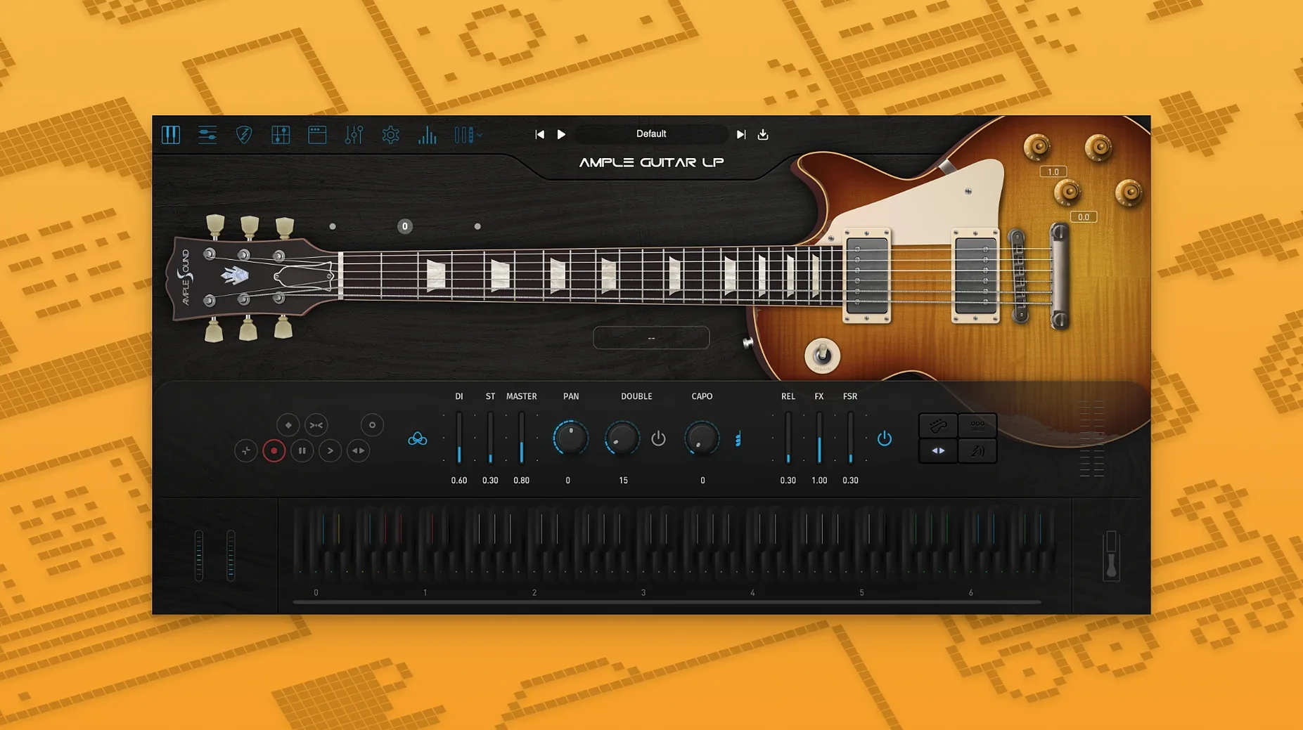ample guitar mac torrent — window overview