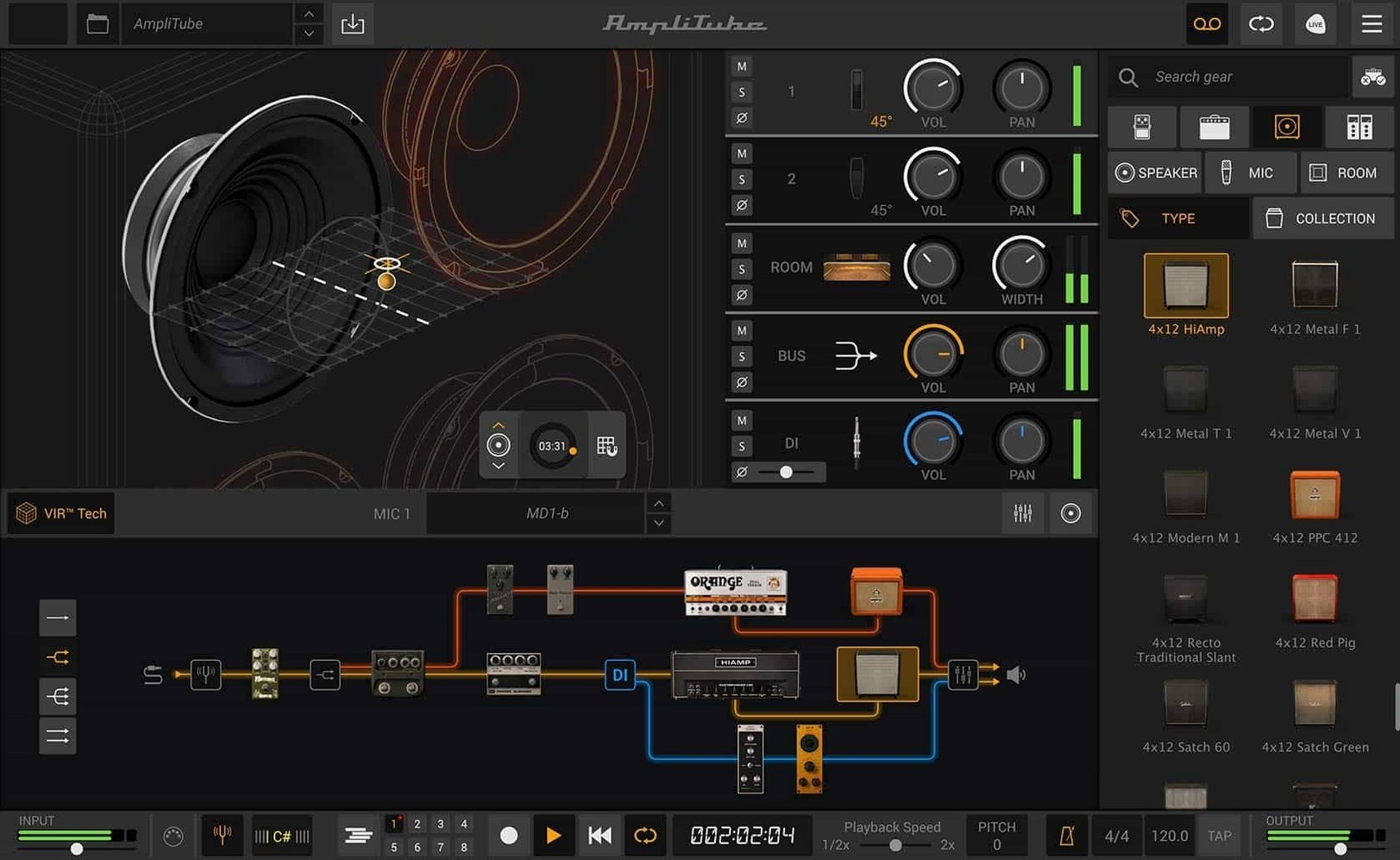 AmpliTube mode 5