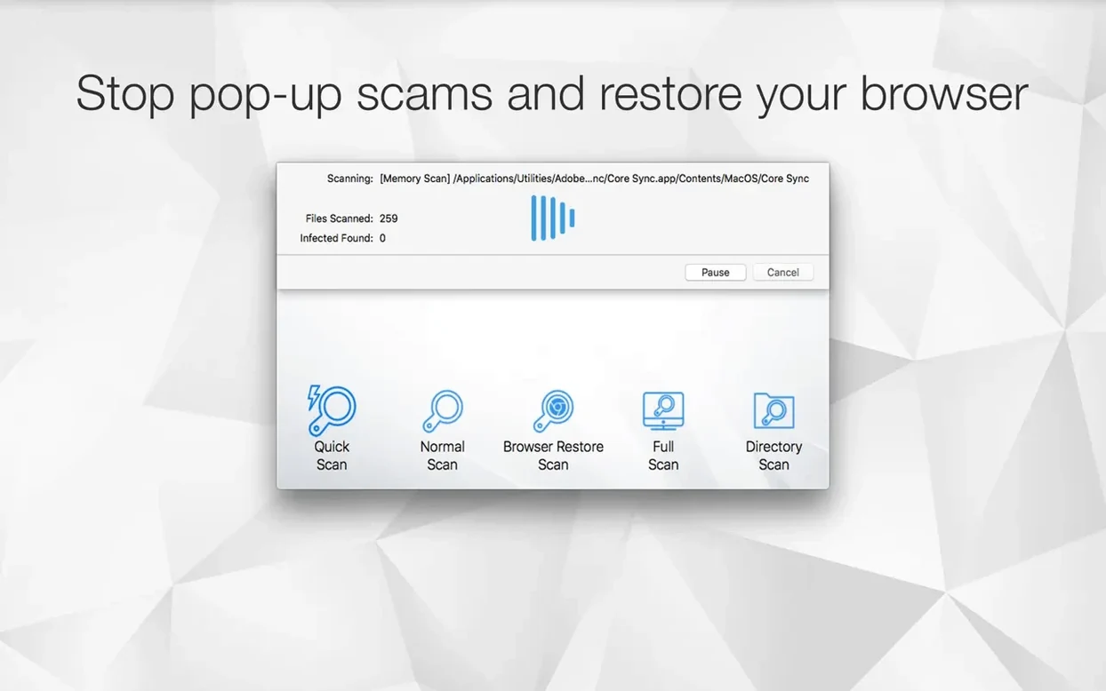 Antivirus Zap - Virus Scanner mode 3