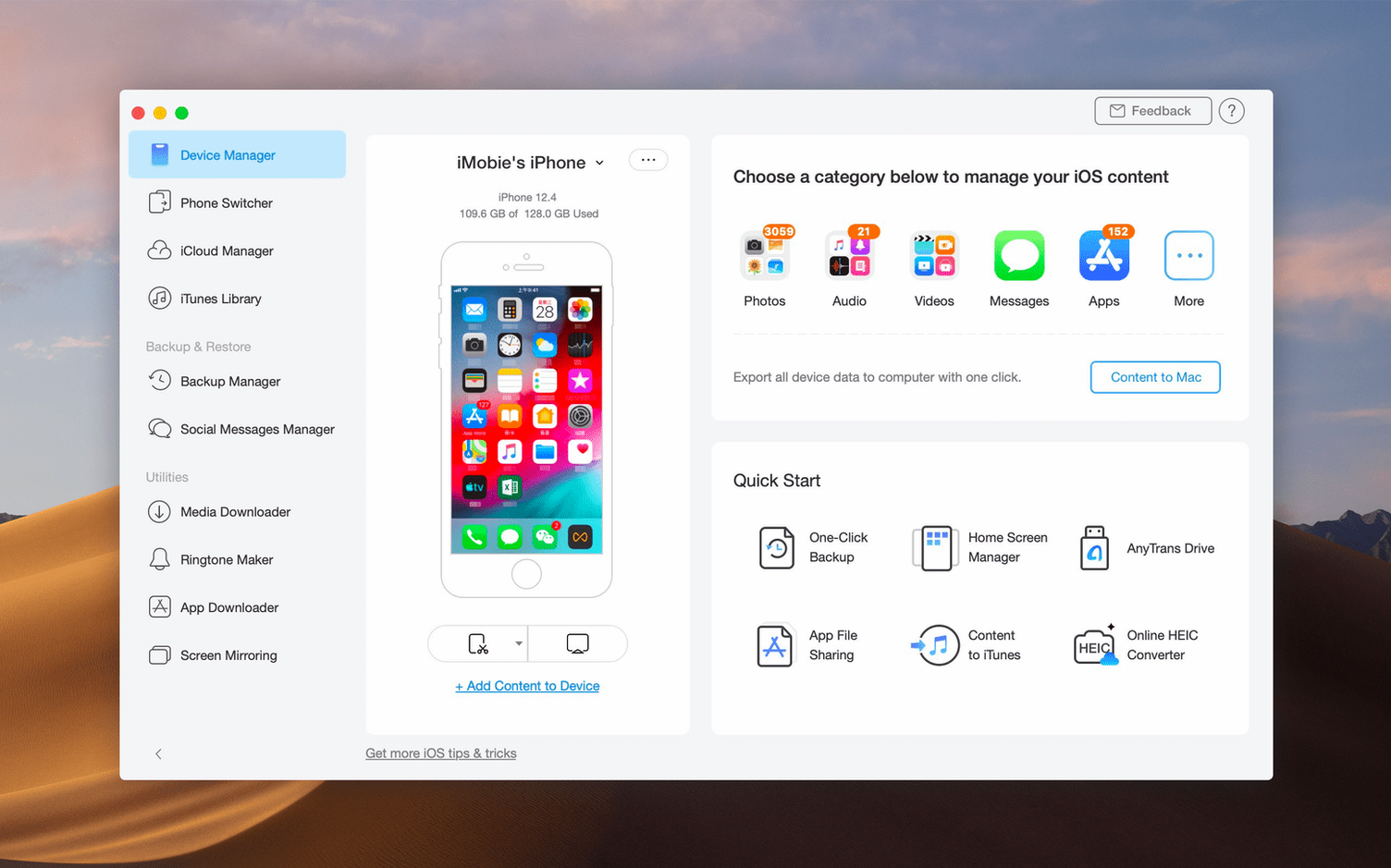 anytrans mac — window overview