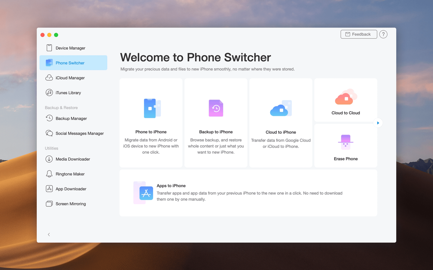 AnyTrans for iOS mode 3