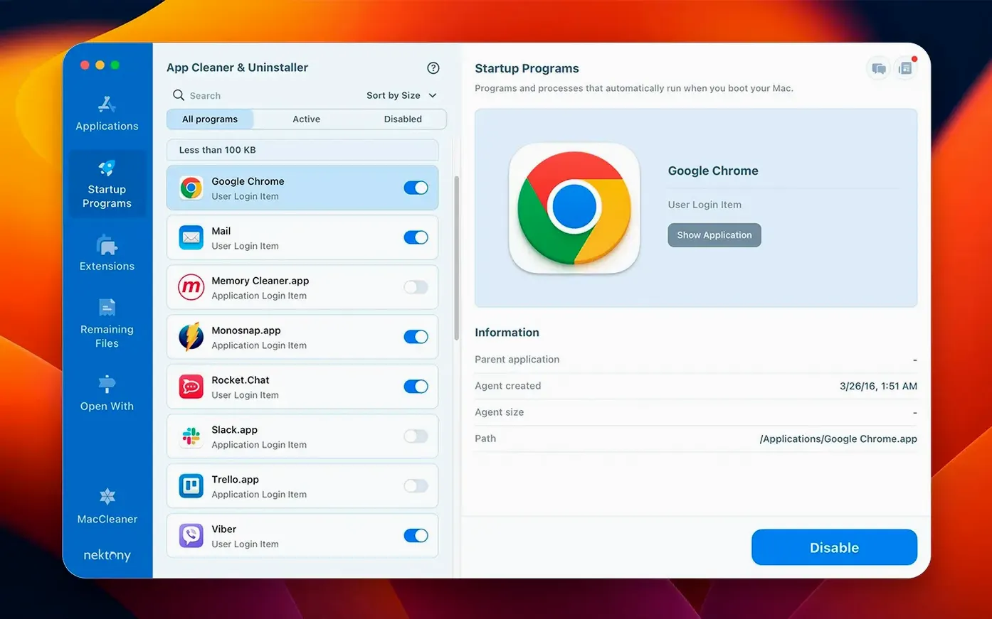 App Cleaner & Uninstaller mode 2