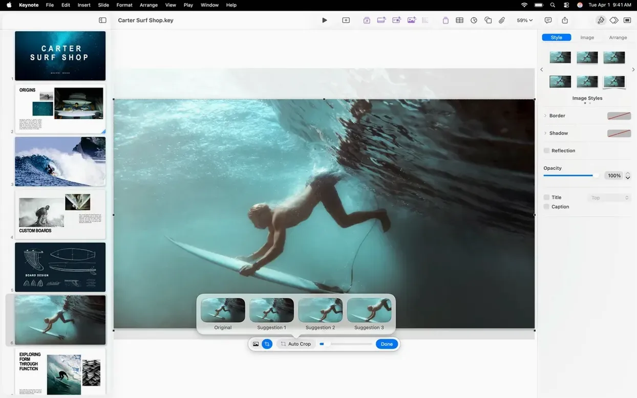 Apple Keynote detail view 7