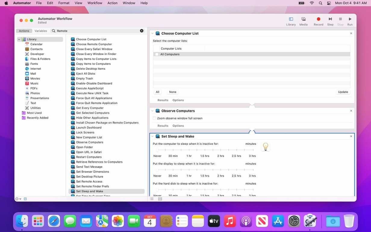 Apple Remote Desktop mode 4