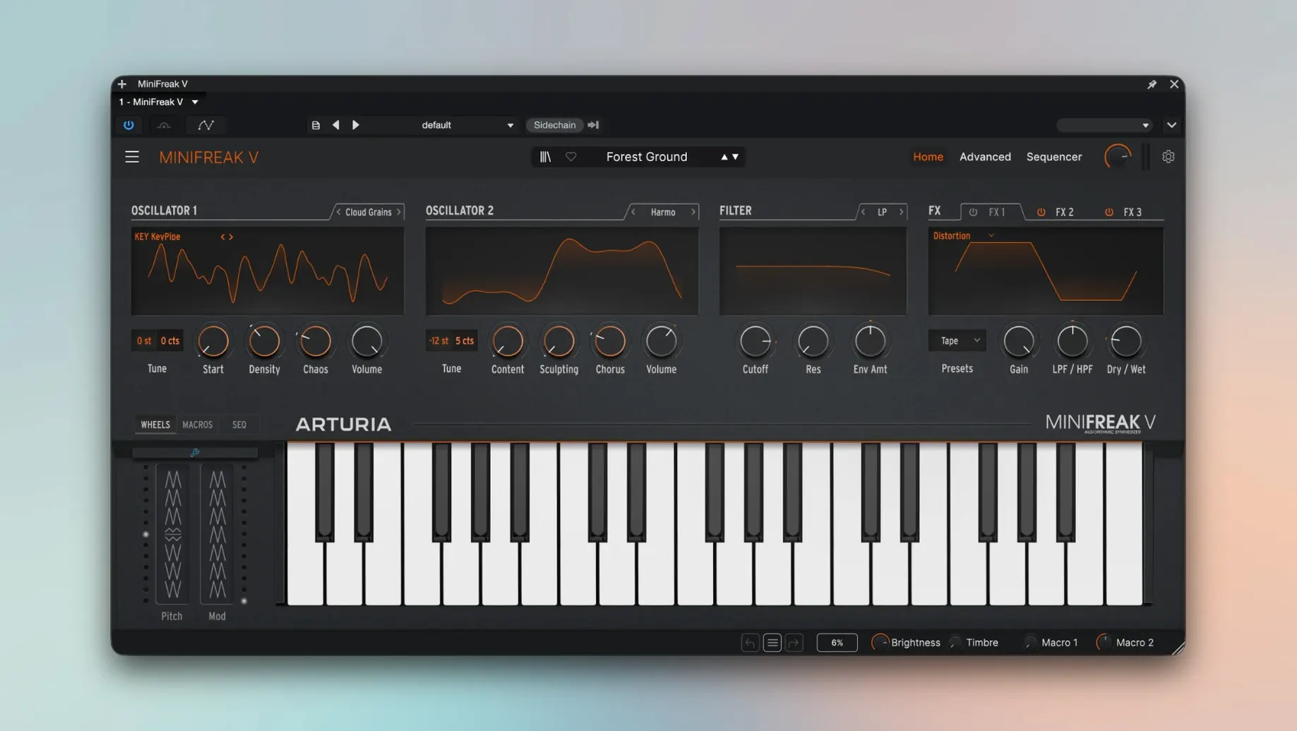 arturia minifreak v mac torrent start screen