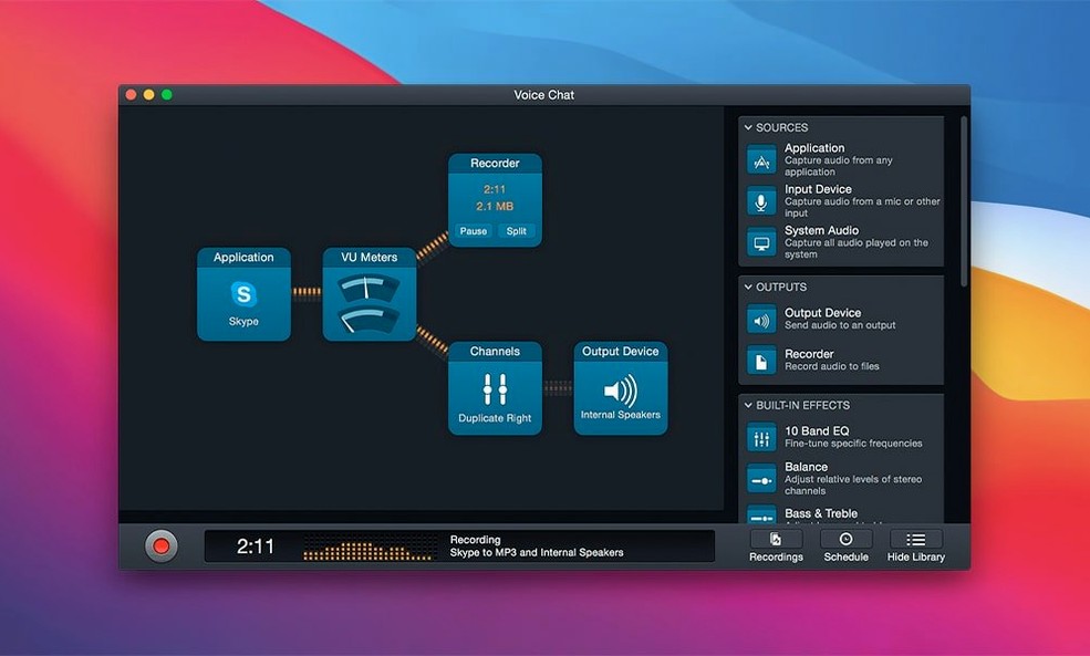 Audio Hijack detail view 3