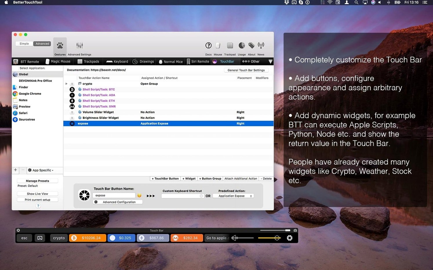BetterTouchTool mode 4