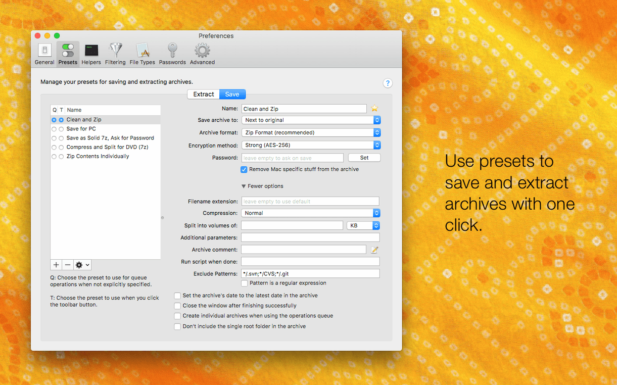 BetterZip mode 2