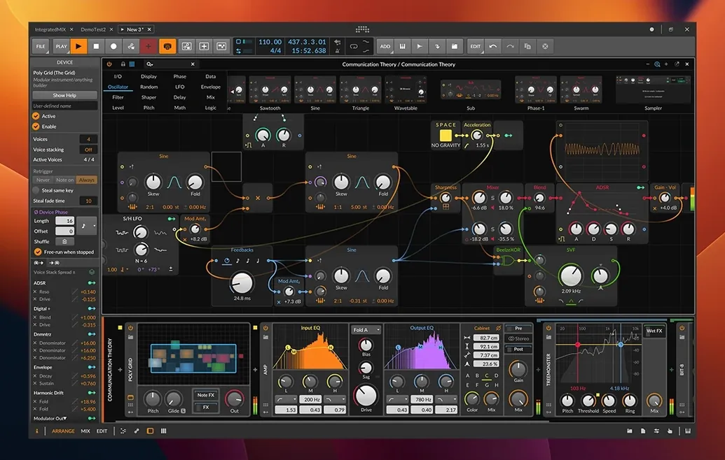 bitwig 6.1 torrent start screen