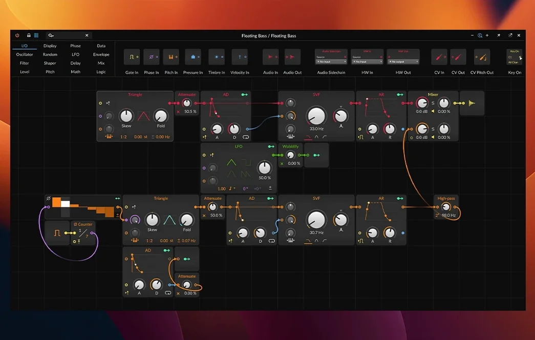 Bitwig Studio detail view 2