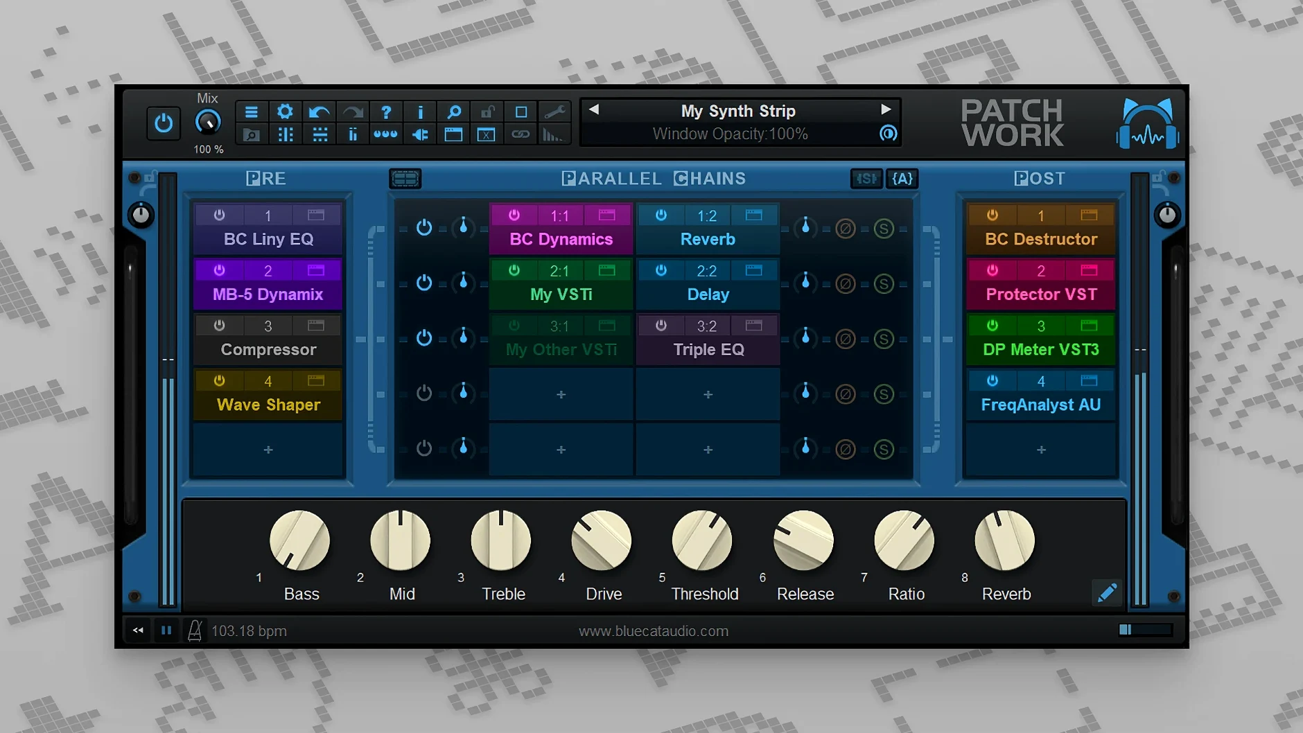 blue cat's patchwork free download mac start screen