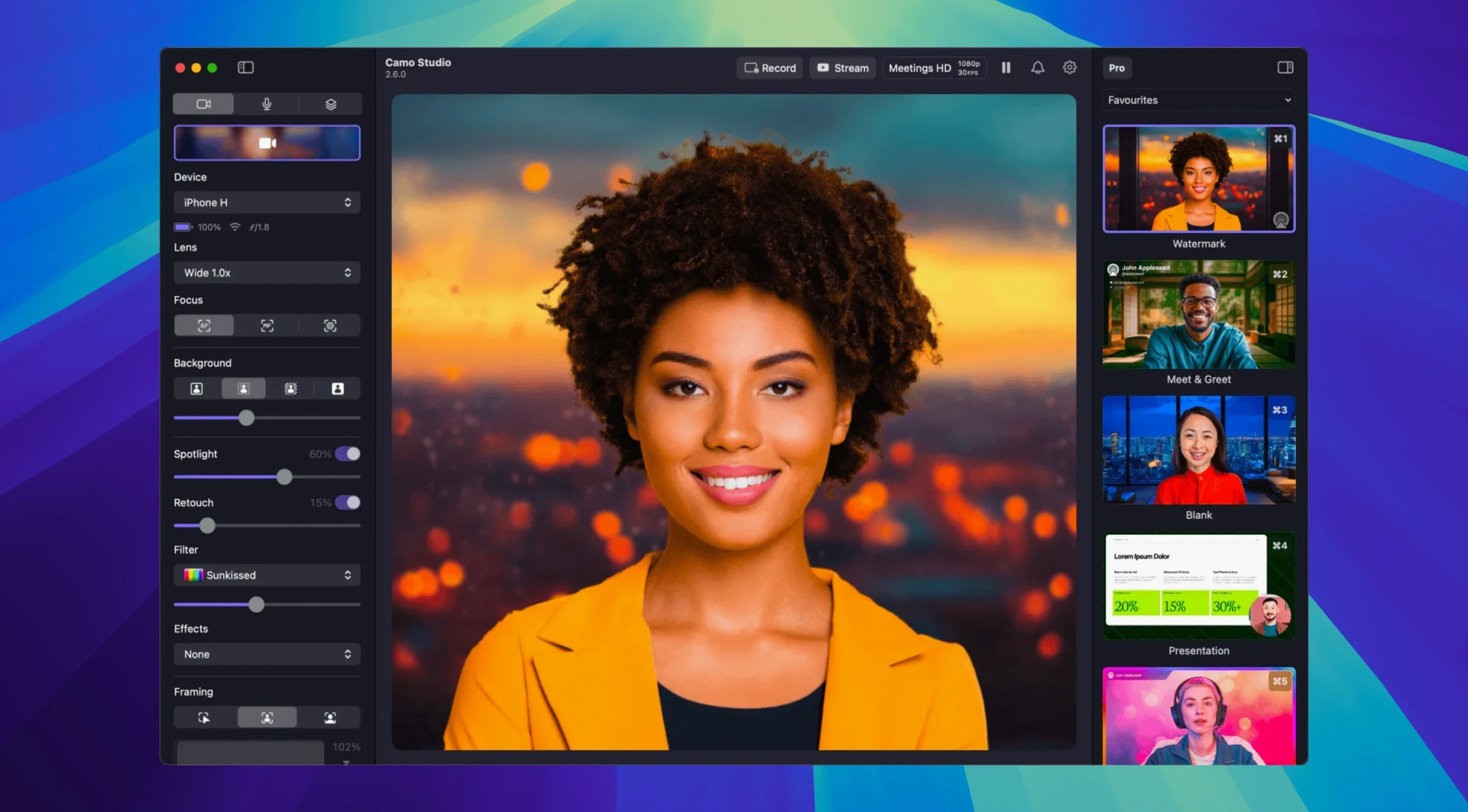 camo studio pro crack start screen