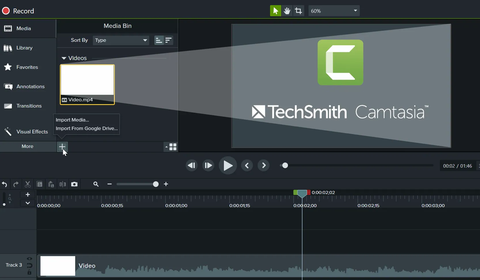 Camtasia detail view 2