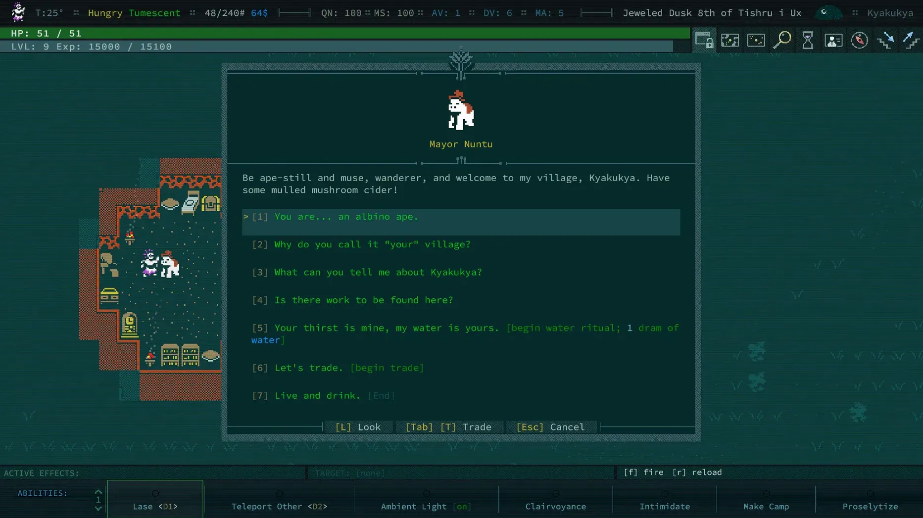 Caves of Qud detail view 6