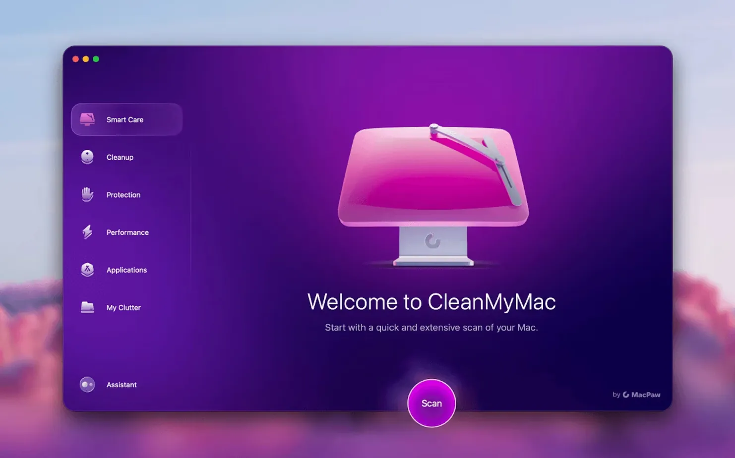 cleanmymac torrent start screen