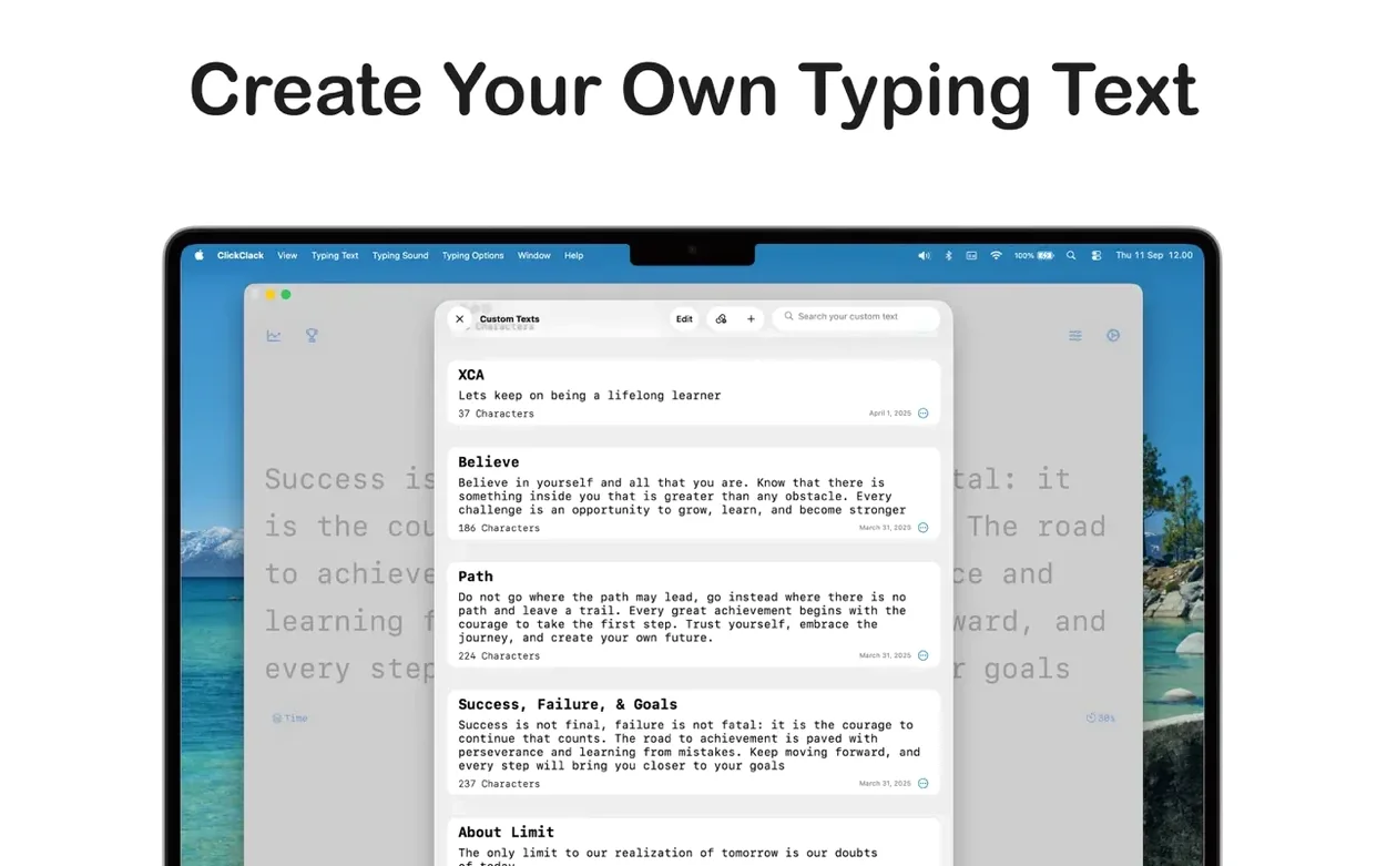 ClickClack - Typing Trainer detail view 8