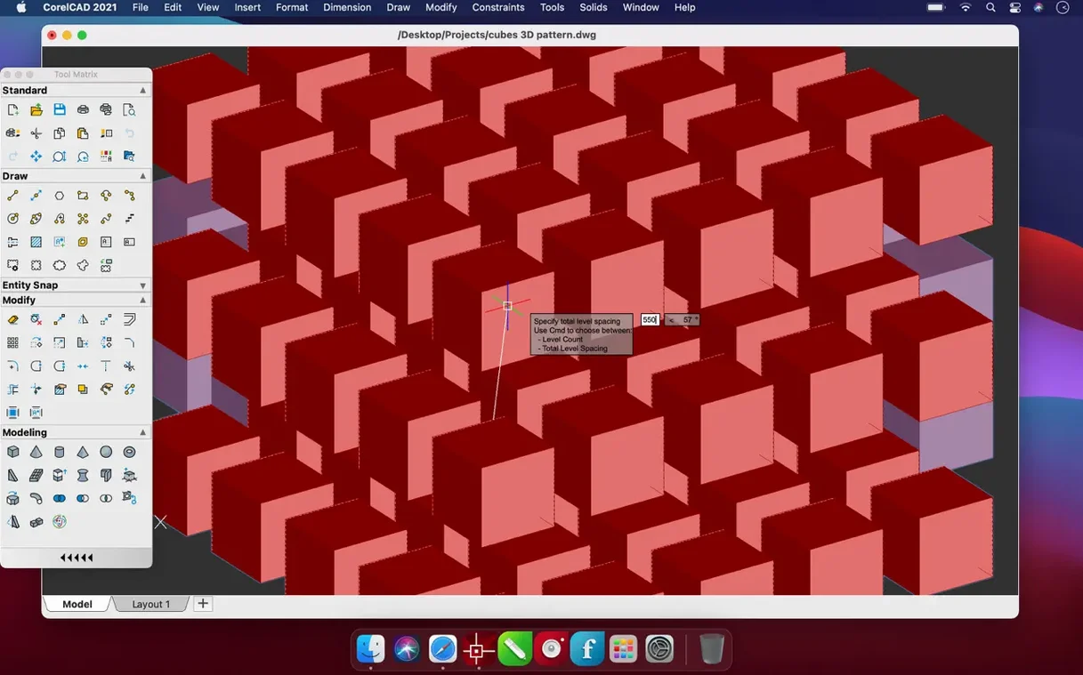corelcad mac — window overview