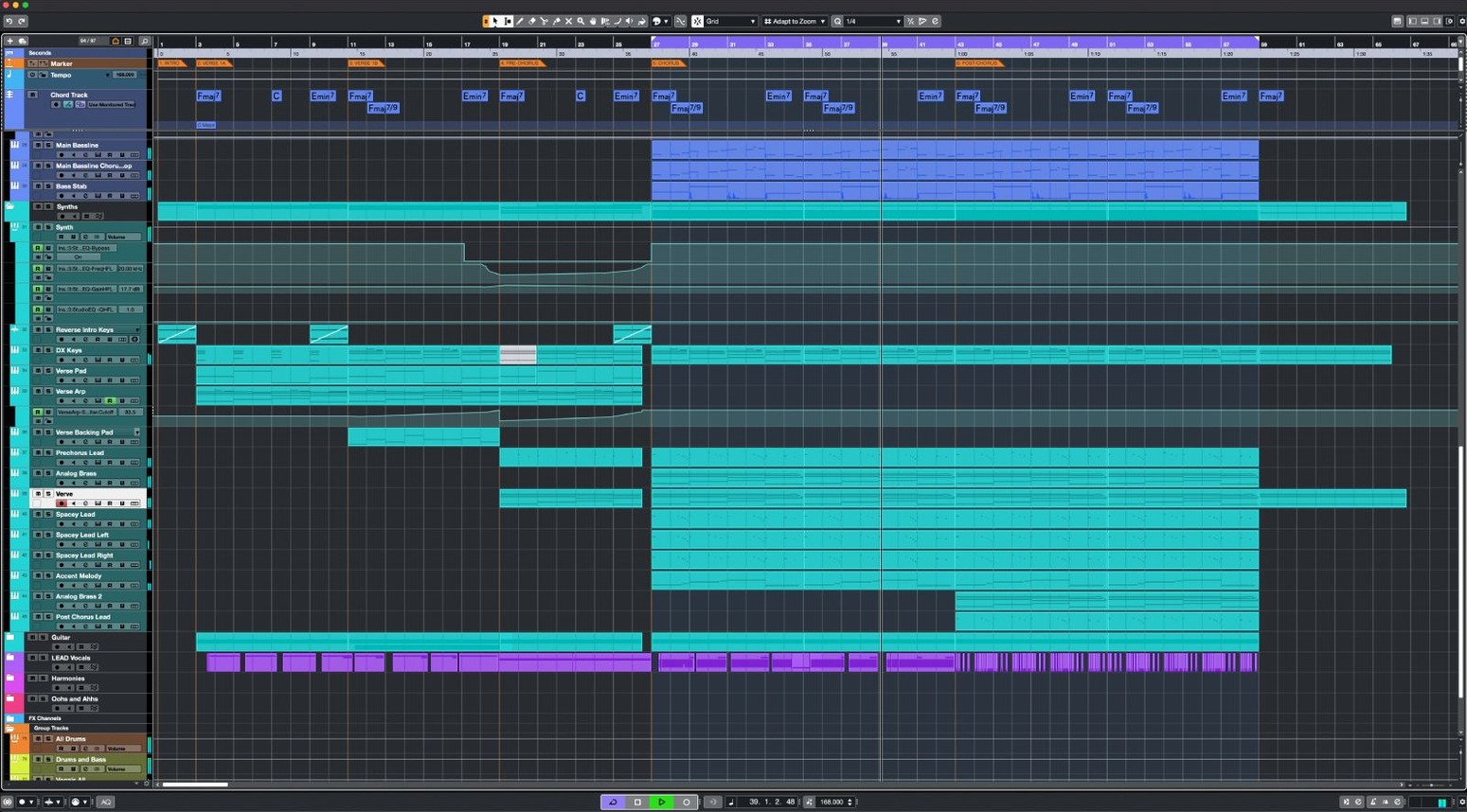 Cubase detail view 2