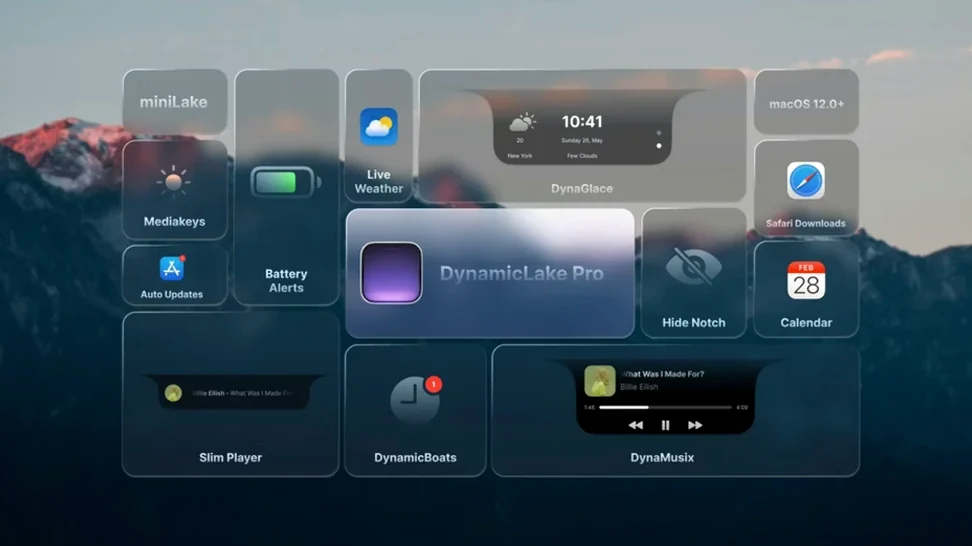 dynamic lake download — window overview