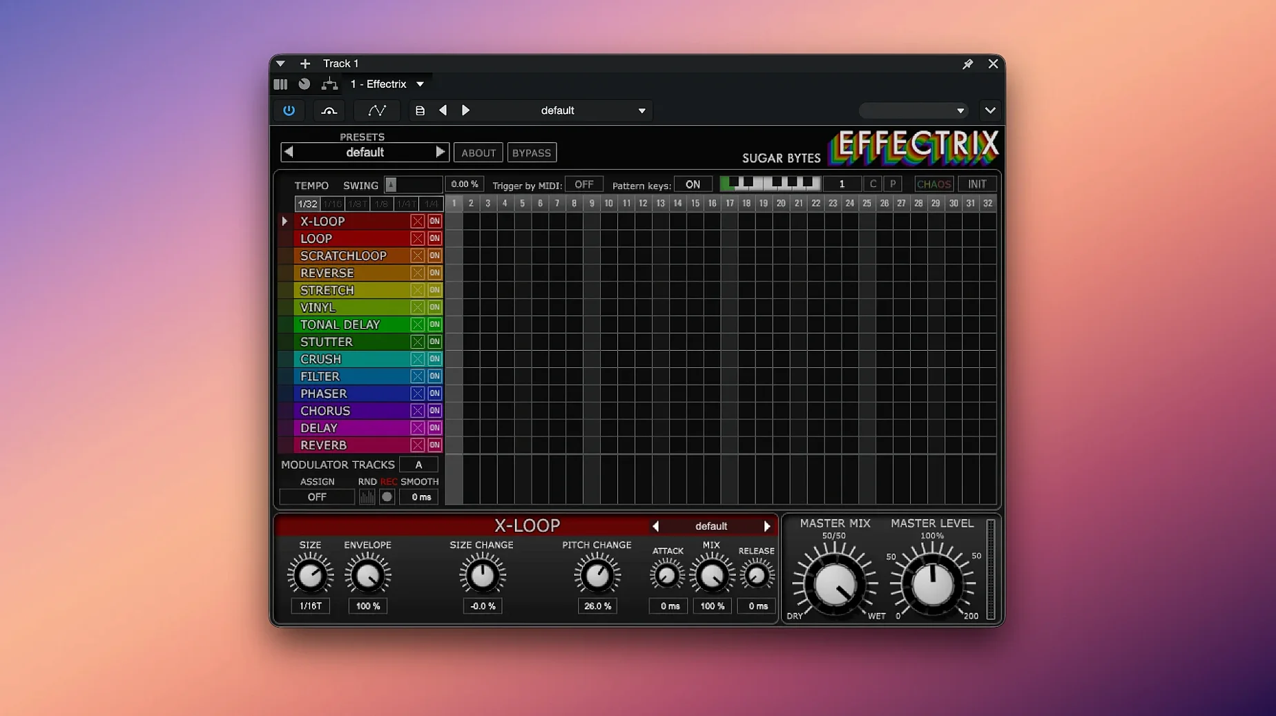 effectrix free download start screen