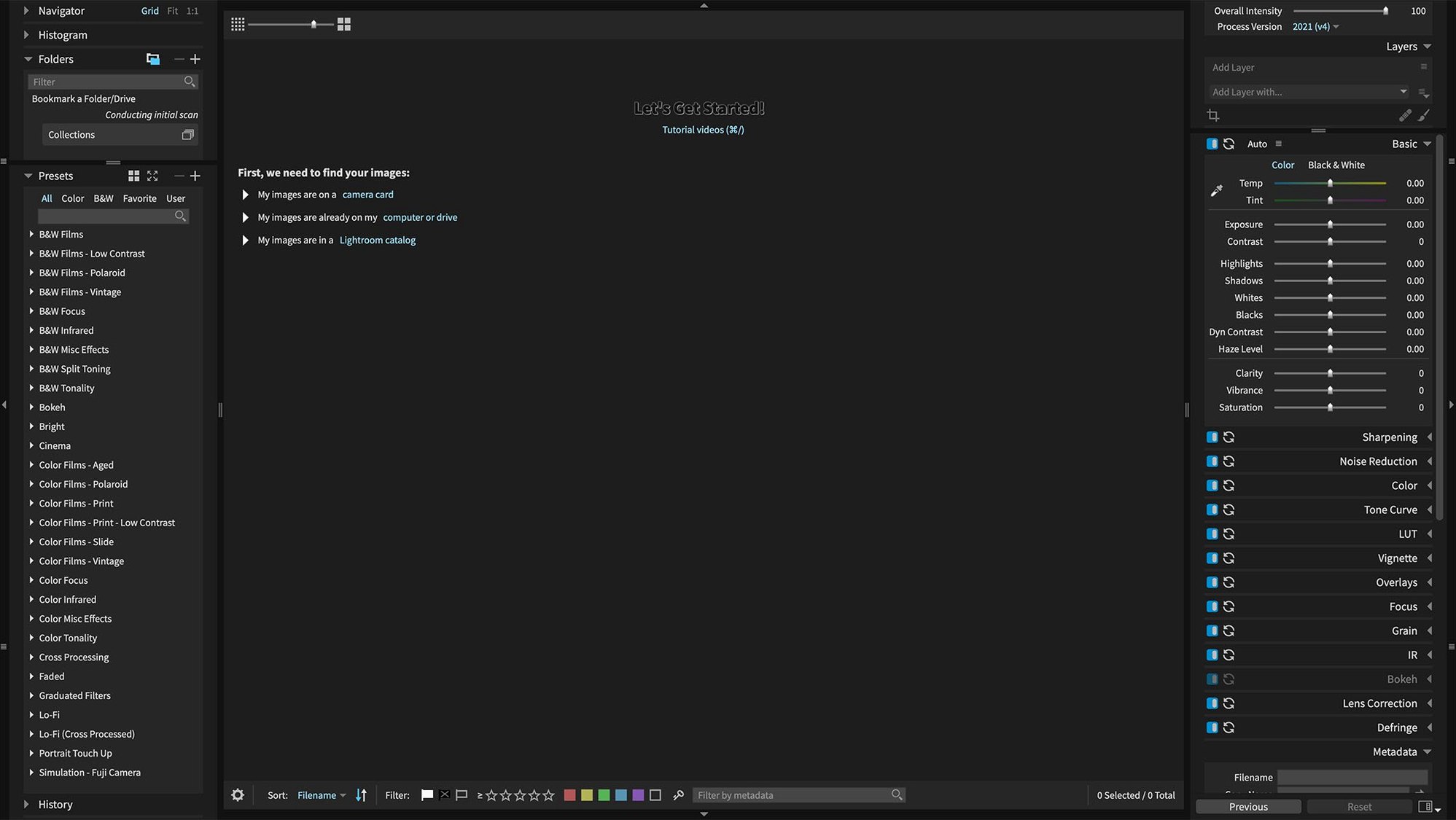 exposure x7 free download with crack start screen