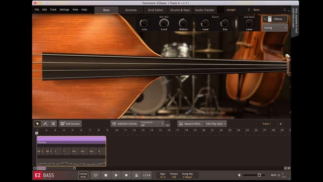 ez bass download — window overview