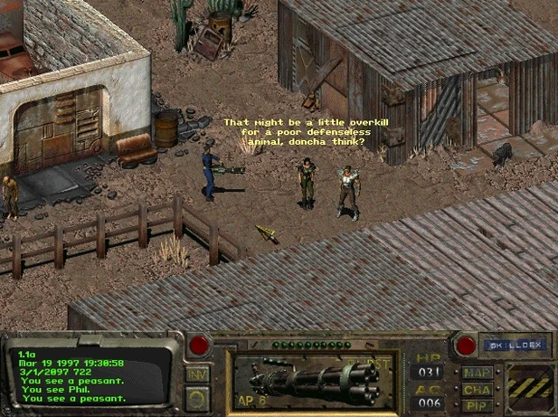 Fallout: A Post Nuclear Role Playing Game mode 2