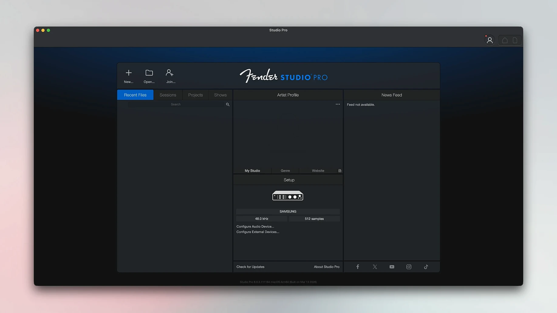 fender studio pro 8.1 torrent — window overview