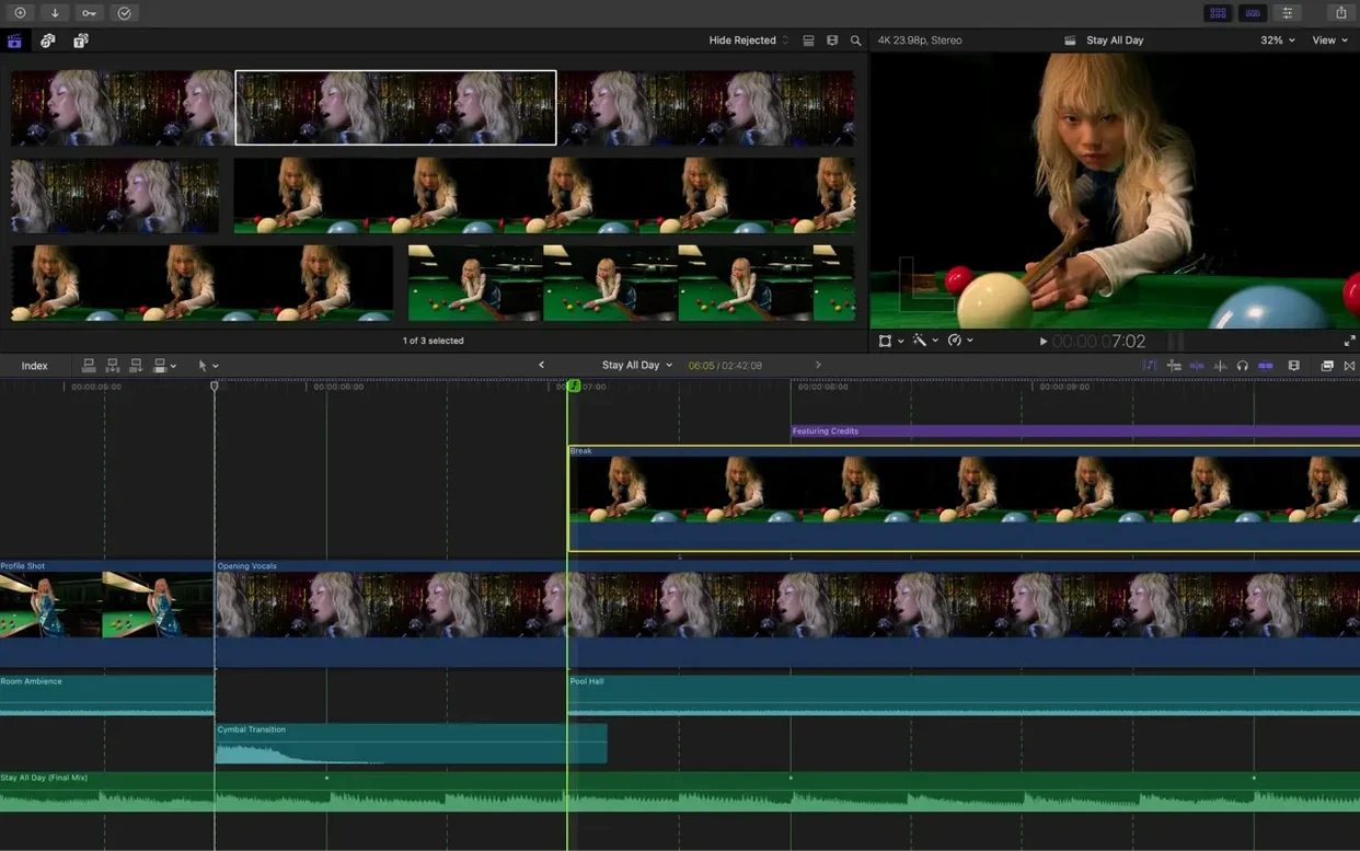 Final Cut Pro detail view 2