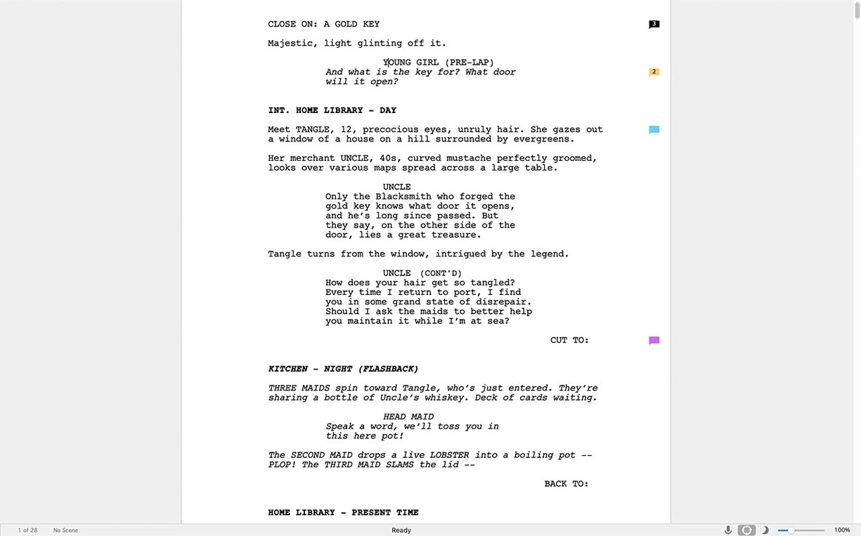 Final Draft mode 4