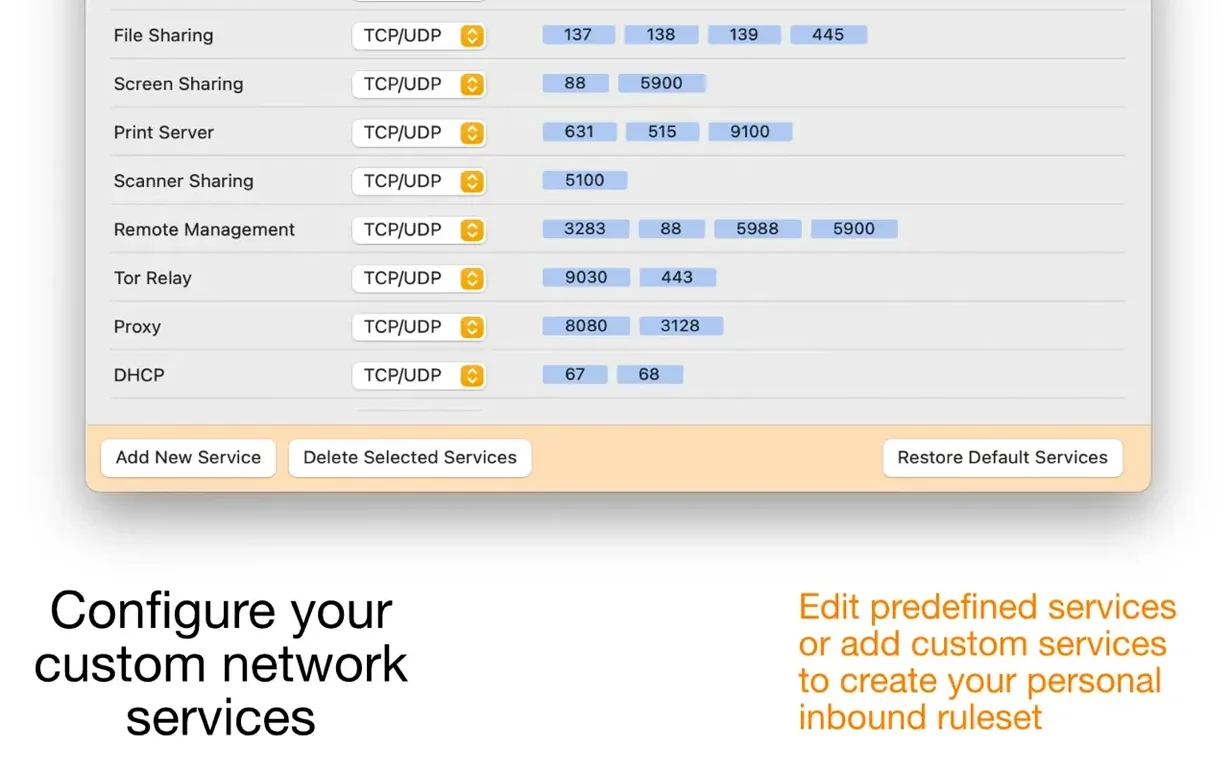 Firewall Scudo mode 5