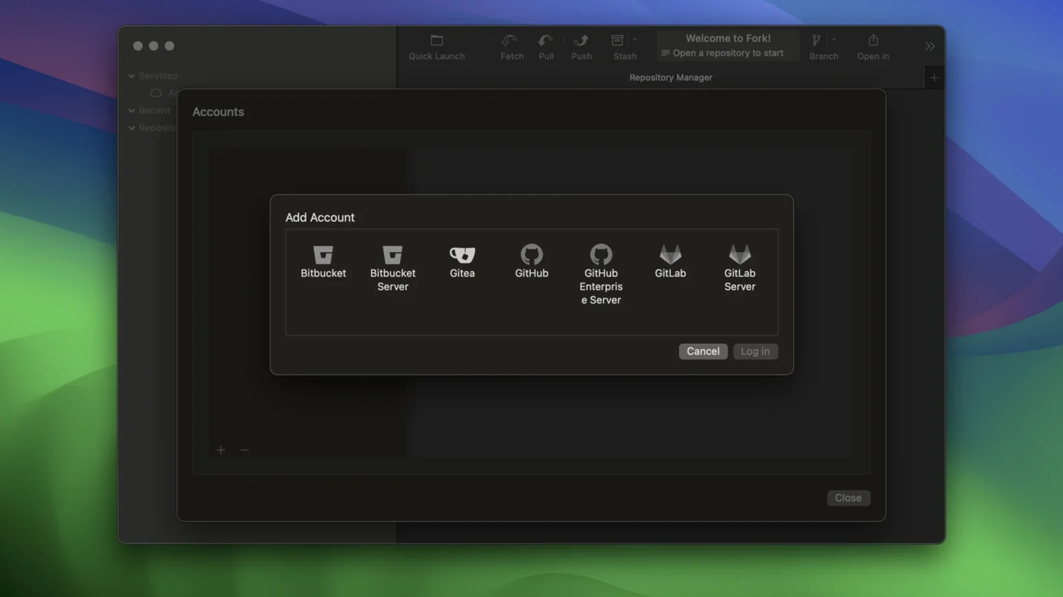 fork mac torrent start screen