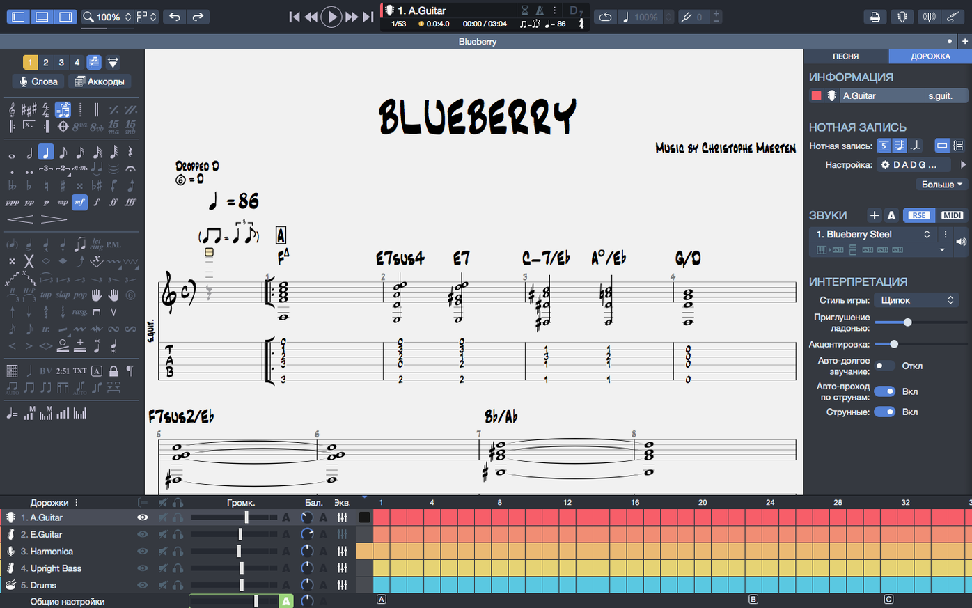 Guitar Pro detail view 2