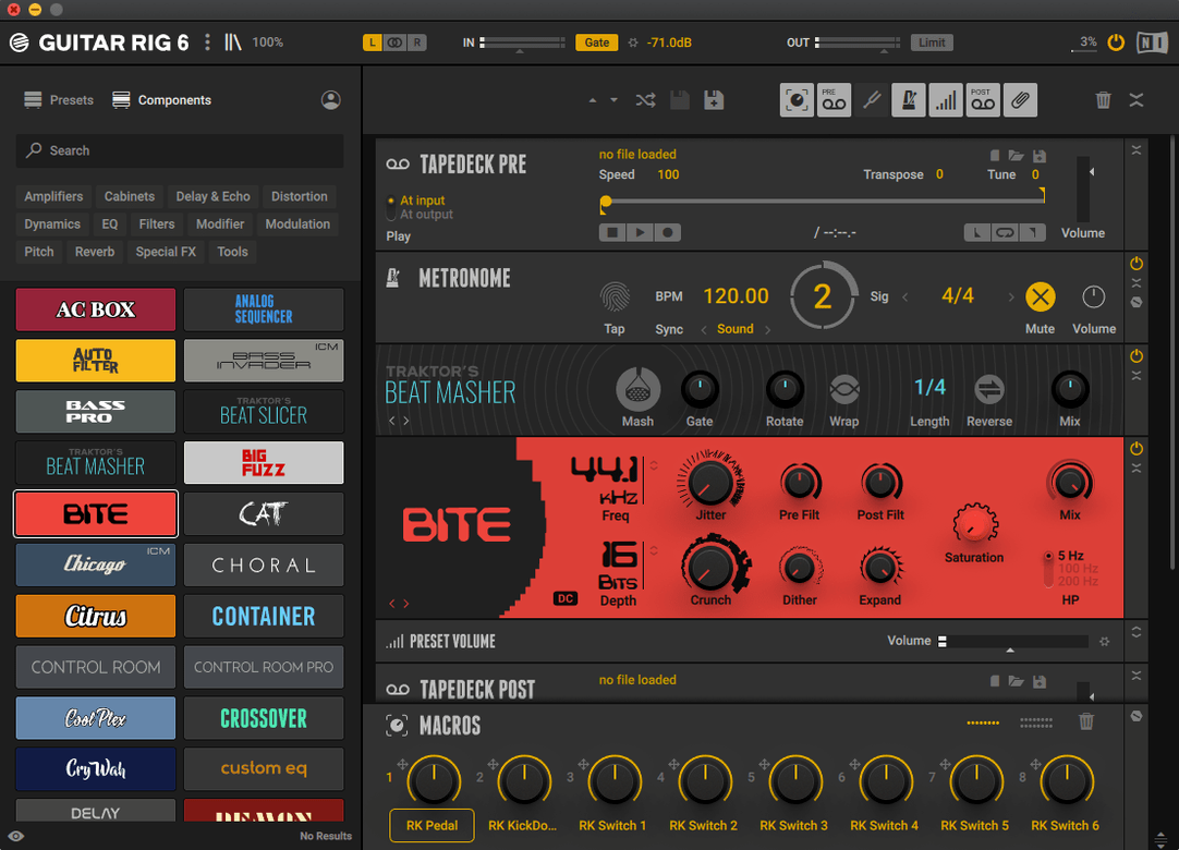 Guitar Rig detail view 2