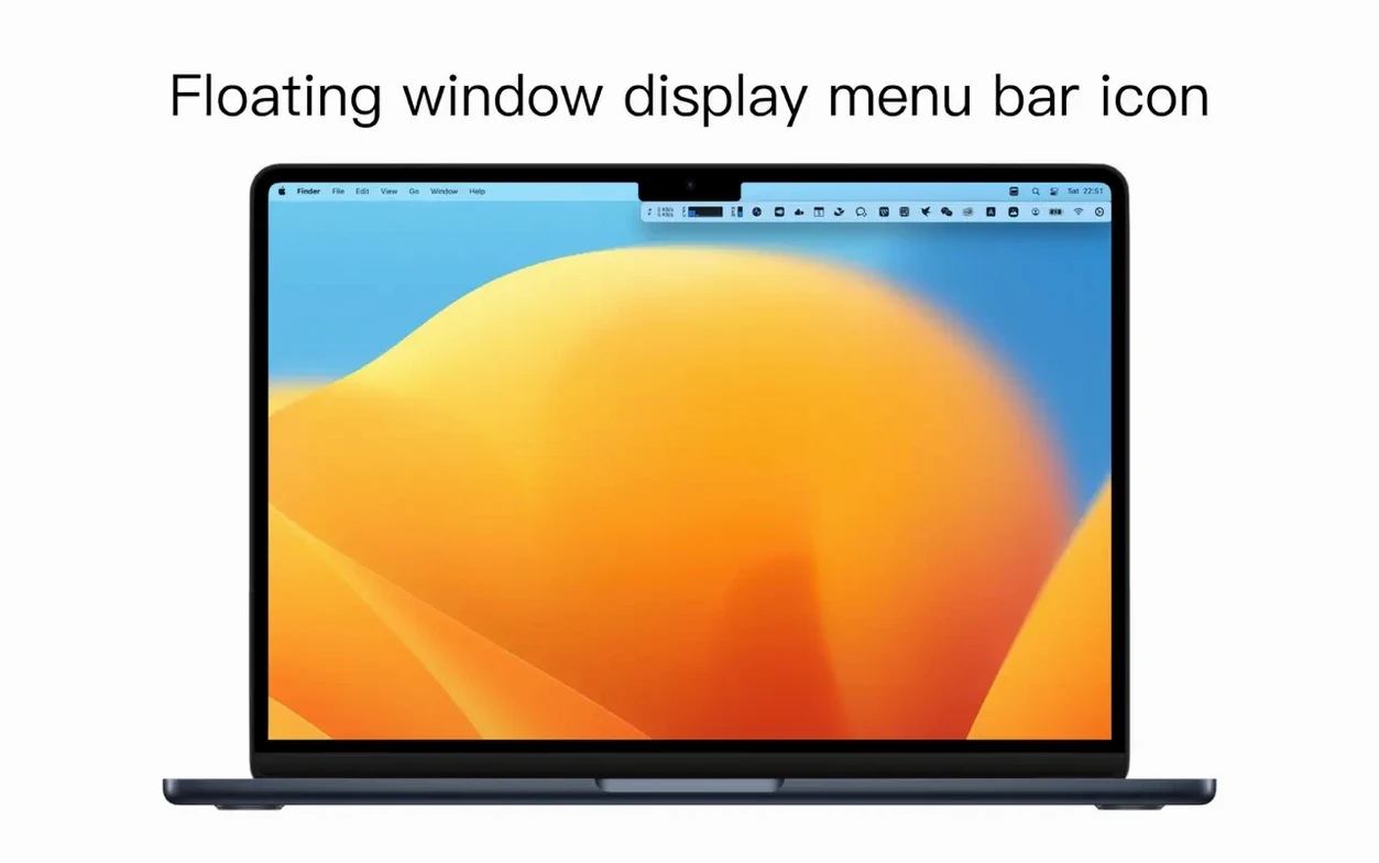ibar-menubar icon control tool mac torrent — window overview