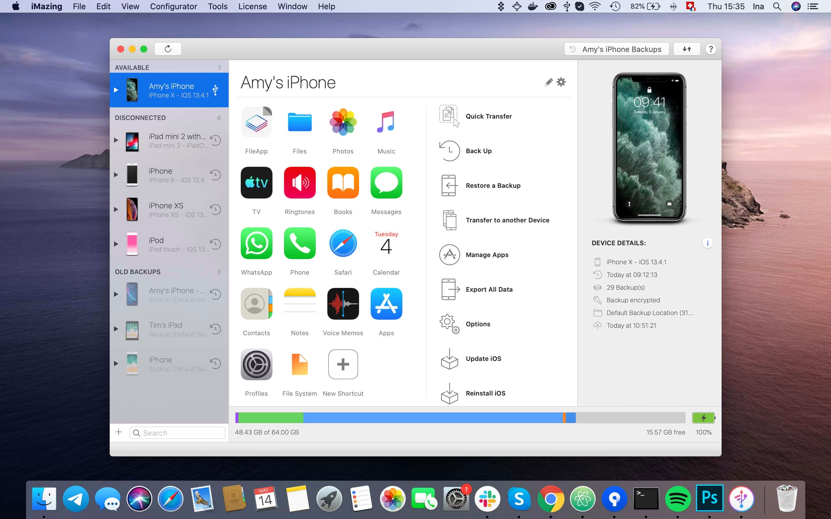 imazing torrent mac start screen