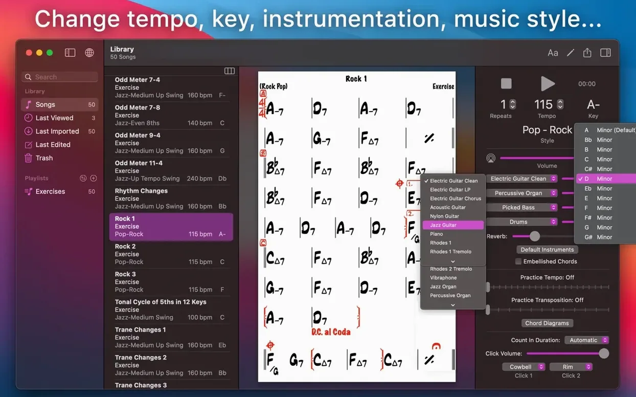 iReal Pro detail view 2