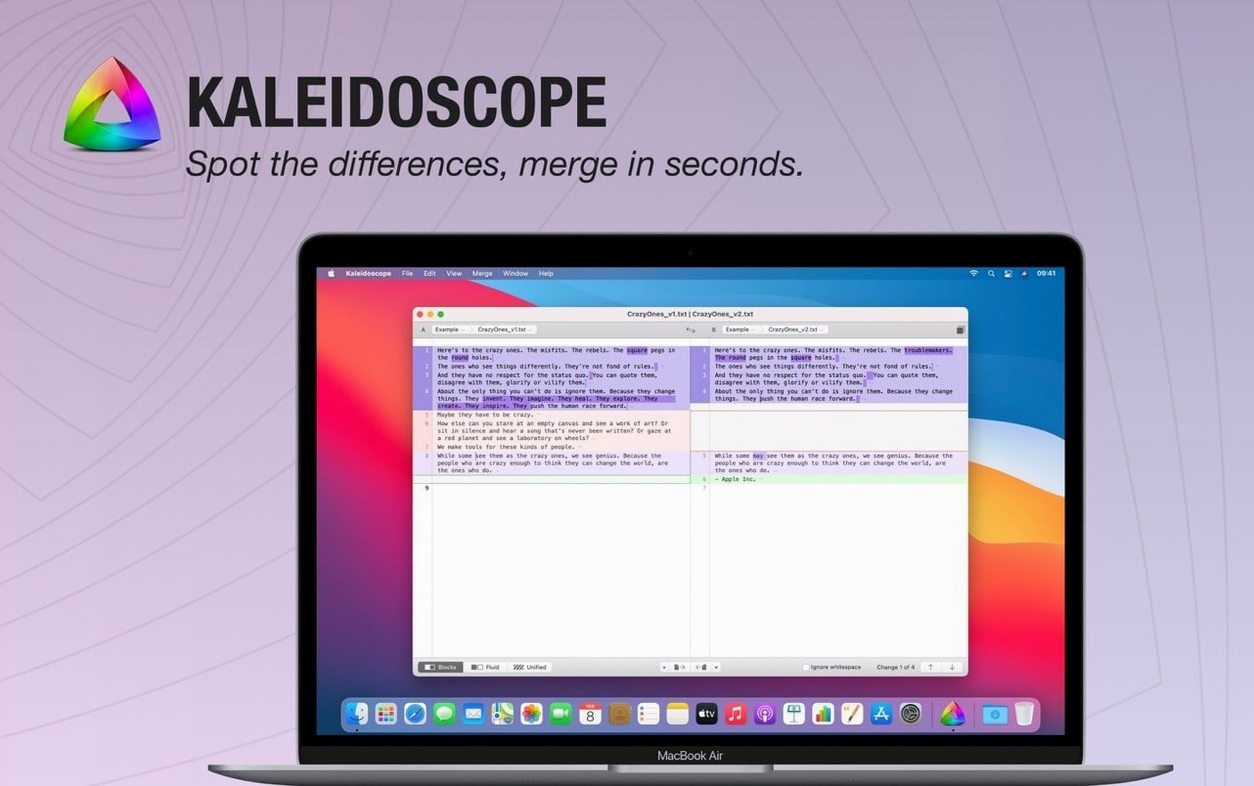 kaleidoscope mac full version — window overview