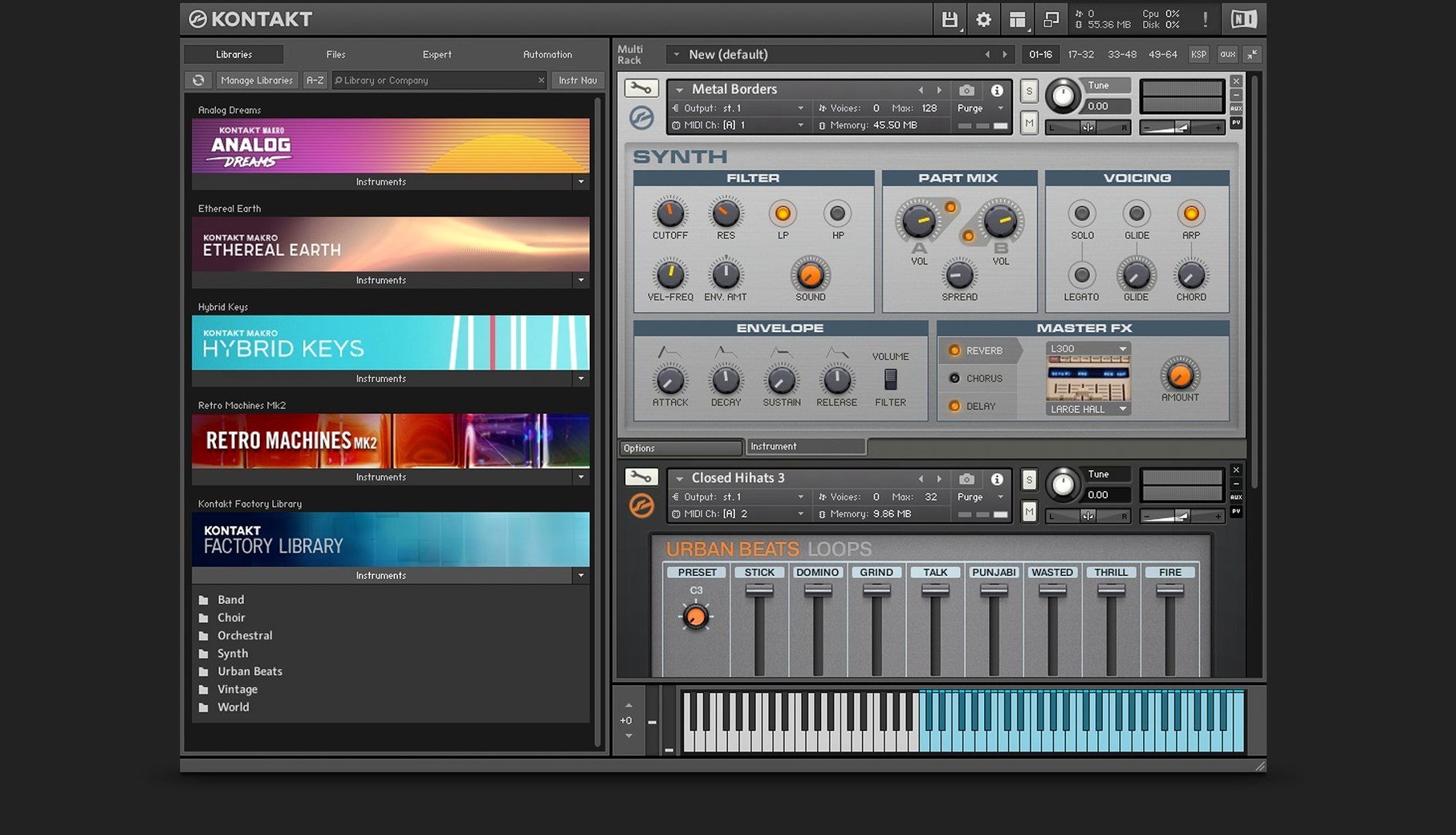 Kontakt mode 4