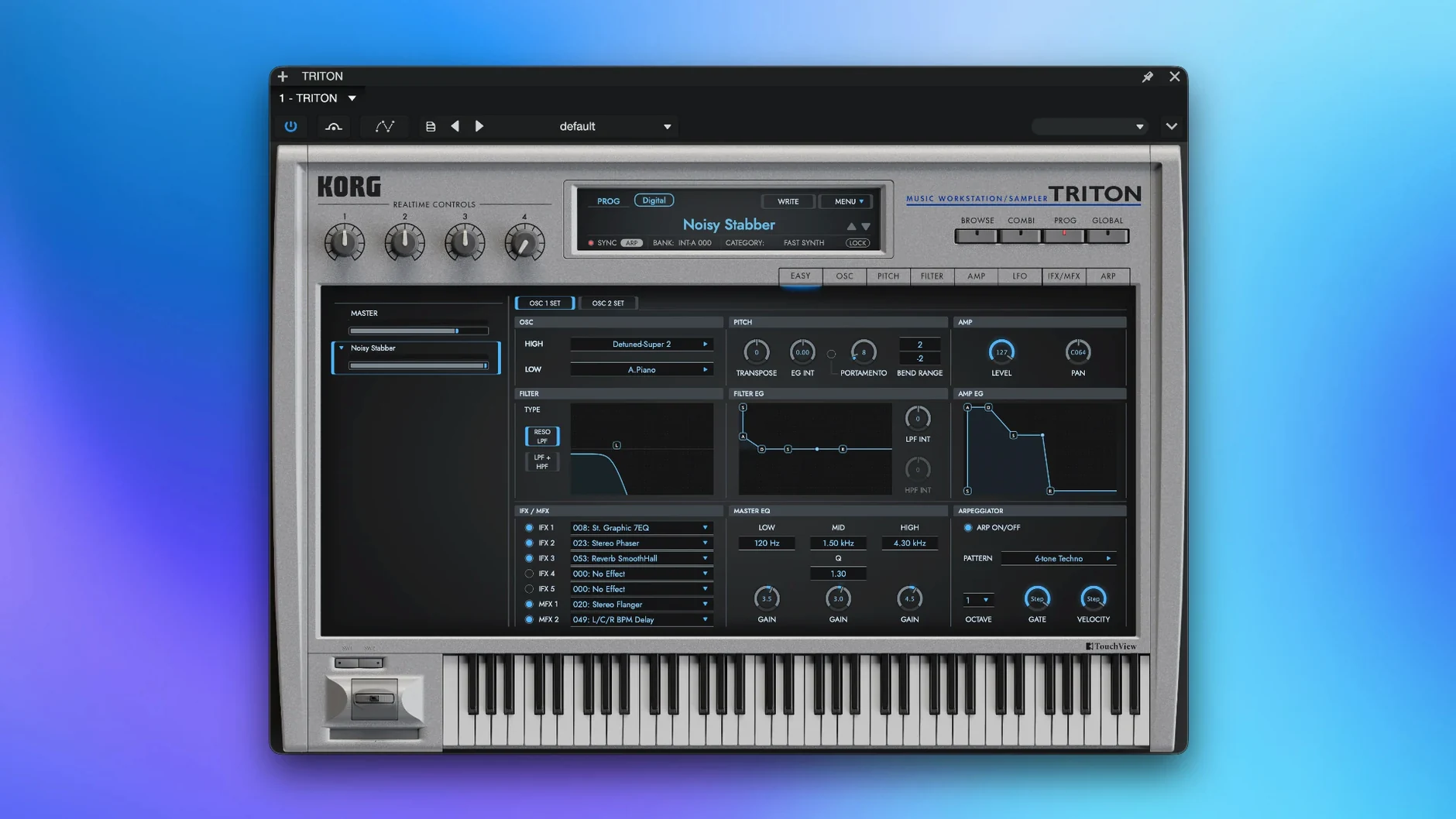 korg triton vst mac start screen